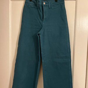 Oat New York wide leg cropped trouser (size 27)